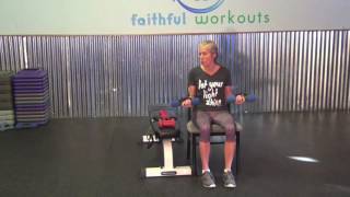 Faithful Workouts: 30 Minute Upper Body Workout - all while sitting in a chair!