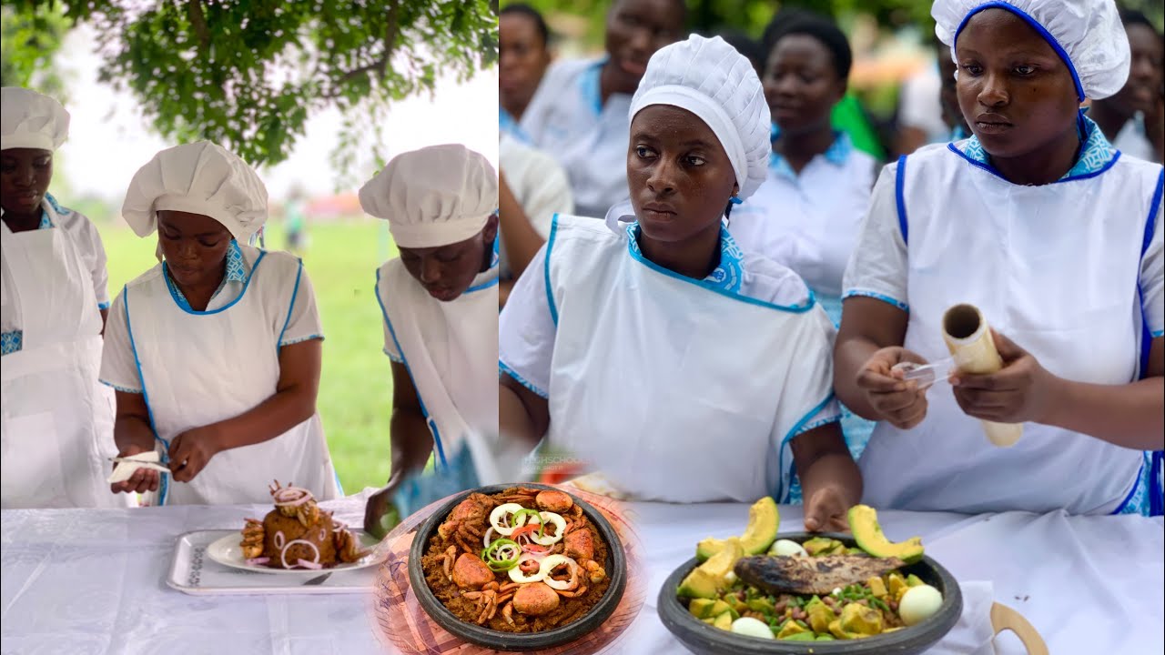Cooking Competitions at Afua Kobi Ampem Girls SHS😇 - YouTube