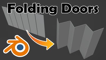 Rigging Folding Doors in #Blender in 1 Minute