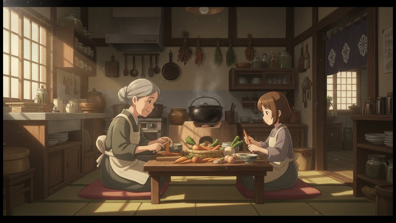 How does a day go for the little girl and her grandmother