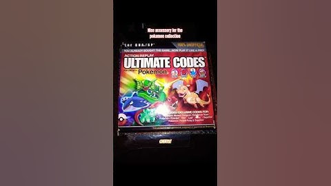 Action Replay: Ultimate Codes Pokemon GameBoy Advance - Rare? Mega Memory Card