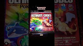 Action Replay: Ultimate Codes Pokemon GameBoy Advance - Rare? Mega Memory Card