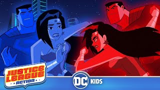 Justice League Action en Latino | Super Rojo VS Super Azul | DC Kids