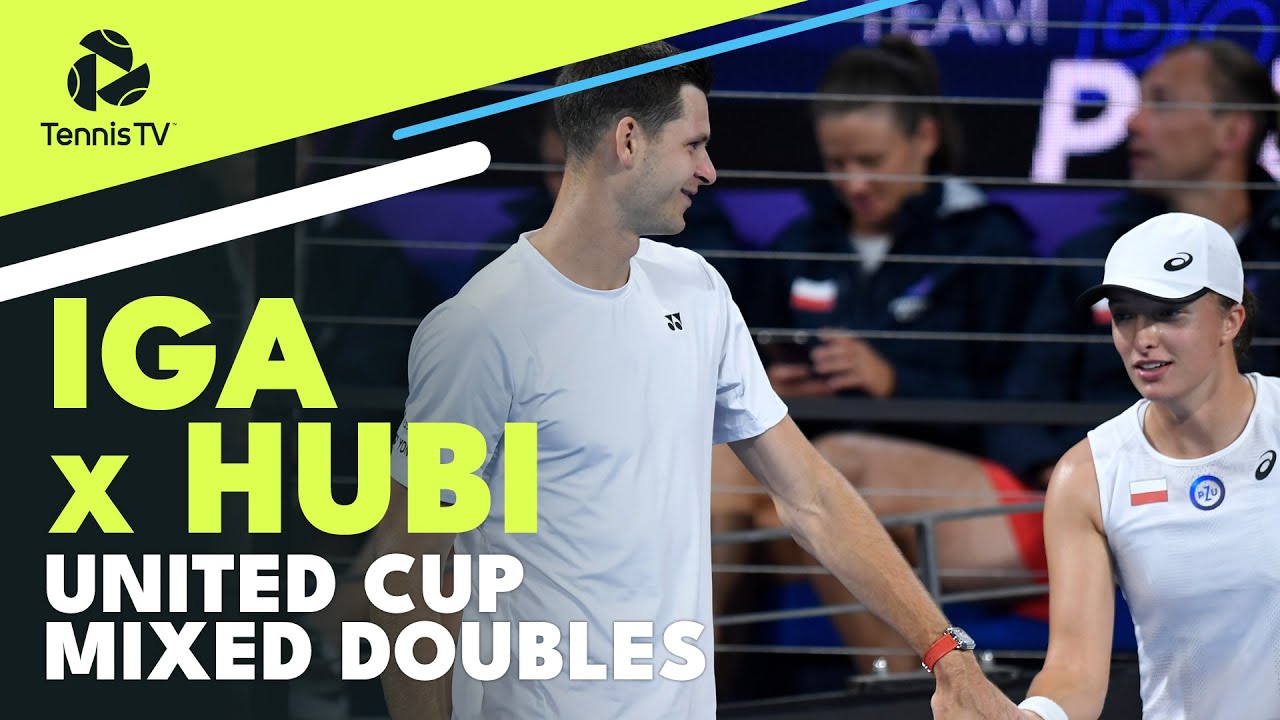 Polands Iga Swiatek and Hubert Hurkacz Team Up For Mixed Doubles! United Cup 2023 Highlights