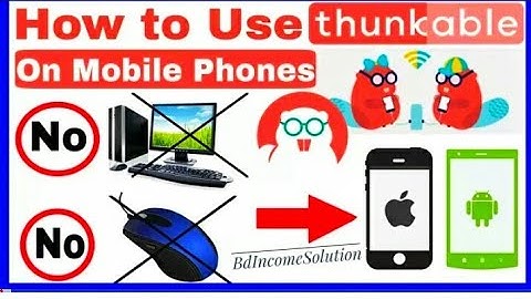 Use Thunkable On Mobile  WITHOUT Mouse & Keyboard।। Make Android App On Mobile  Without Mouse