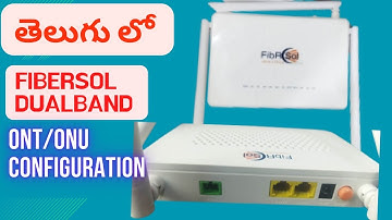 fibersol router configuration telugu