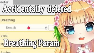When you accidentally deleted breathing parameter on Live 2d Cubism. Breathing Tutorial!