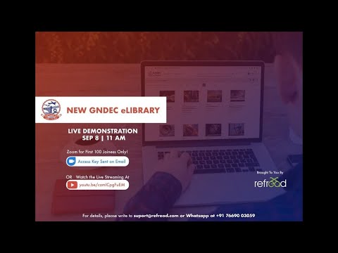 GNDEC eLibrary : LIVE DEMO