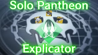 Solo Pantheon Explicator (Season of the wish)