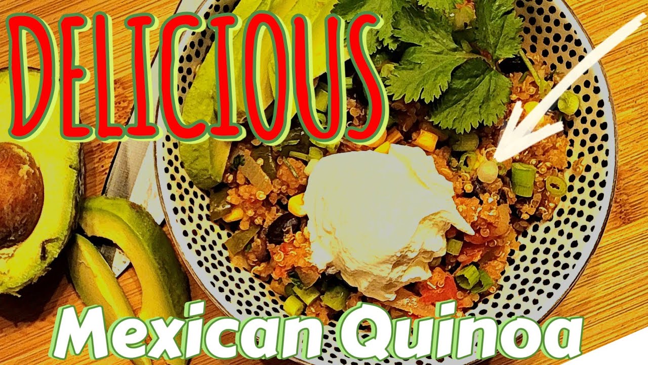 EASY Mexican quinoa one pot recipe 