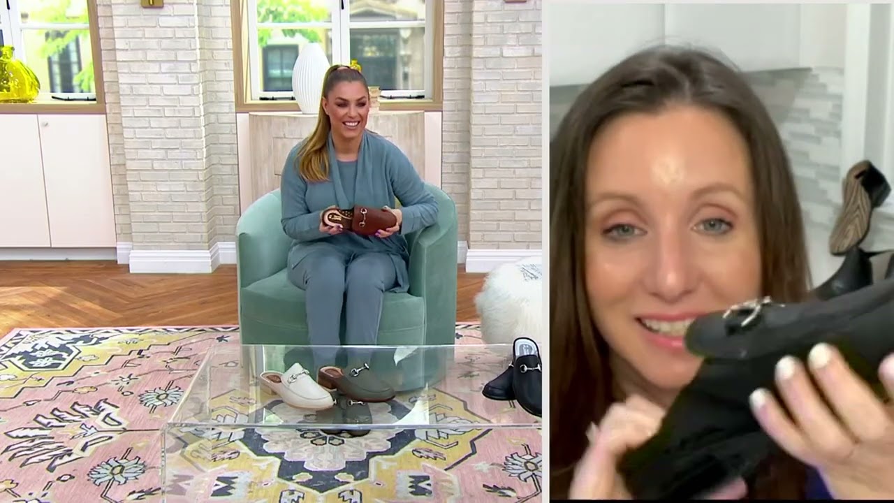 Naot Leather Buckle Mules - Halny on QVC - YouTube
