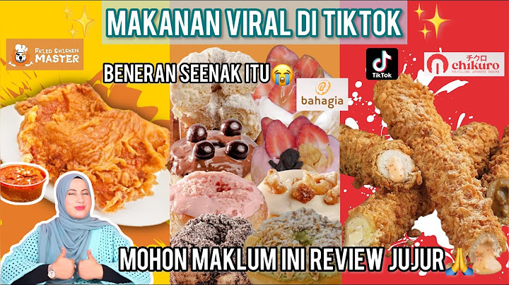 TASYI REVIEW MAKANAN VIRAL TIKTOK : EP 1 | MOHON MAKLUM INI REVIEW JUJUR