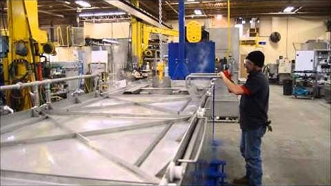 Custom Manual Vertical Agitation Parts Washer System Demo from Jenfab