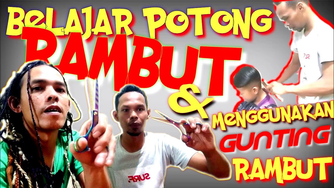 Belajar Potong  Rambut  Pria  Dan Cara Pegang Gunting  Rambut  