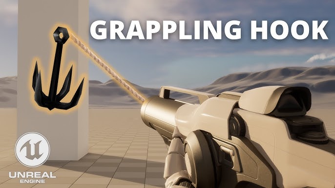 Unreal Engine - Dynamic Grapple Hook Tutorial (2/2) 
