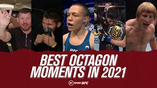 Best UFC Octagon Moments of 2021 | Hasbulla, Michael Bisping, Joe Rogan, Rose Namajunas