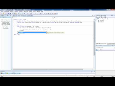 Visual Basic 2008 - Screenshot erstellen
