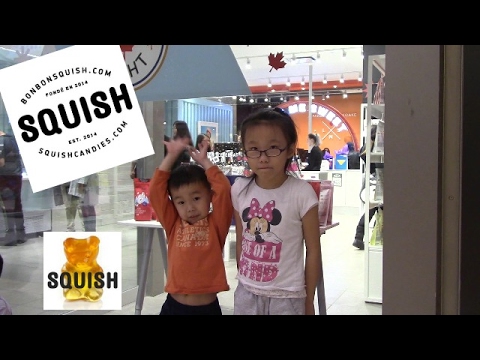 Visit to Squish Candy Gummies store at Scarborough town centre