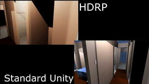 HDRP and Standard Unity Comparison