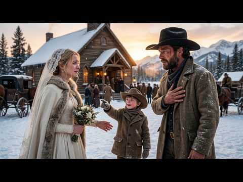 “Papa… That’s My Mama!” — The Rancher Trembled When His Son Pointed at the Crying Bride.