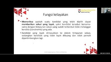 PERKULIAHAN STRATEGI ALGORITMA: Greedy bagian 1