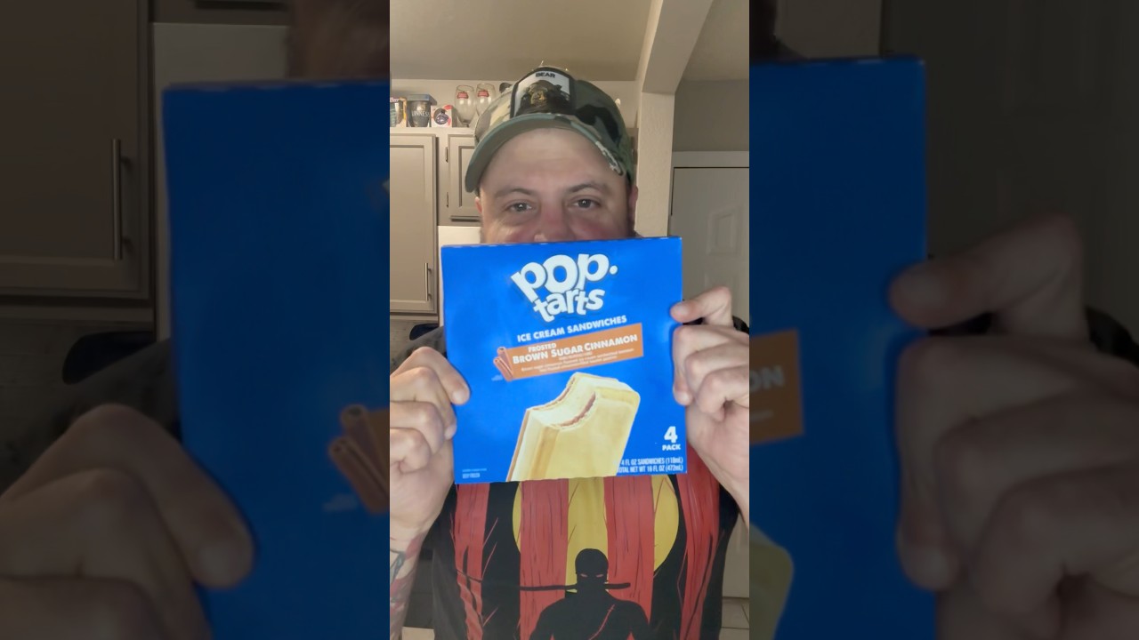 Pop Tarts Ice Cream Sandwich Frosted Brown Sugar Cinnamon