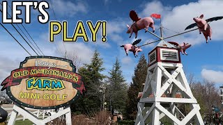 1ST MINI GOLF GAME l RIPLEY'S OLD MACDONALD'S FARM MINI-GOLF l SMOKY MOUNTAINS