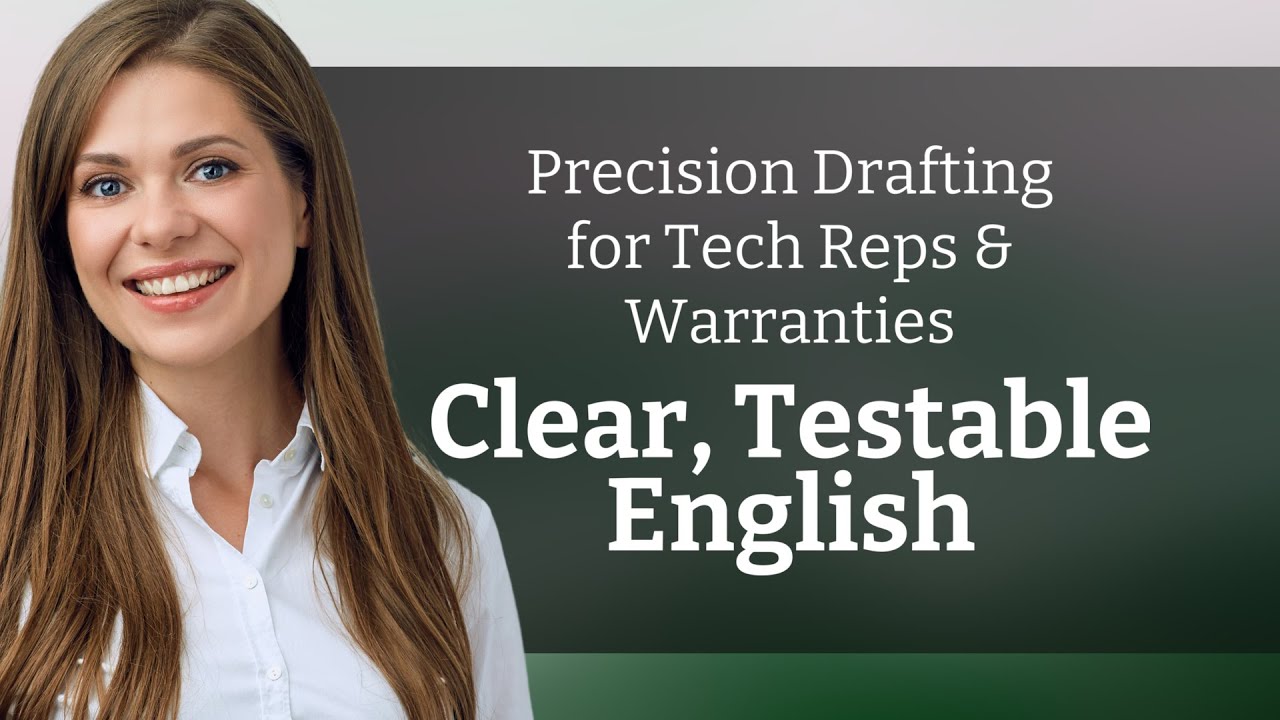 Testable Drawing Precision Drafting for Tech Reps & Warranties | Clear, Testable English ...