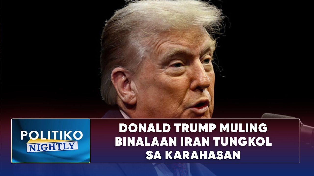 Donald Trump muling binalaan Iran tungkol sa karahasan - YouTube