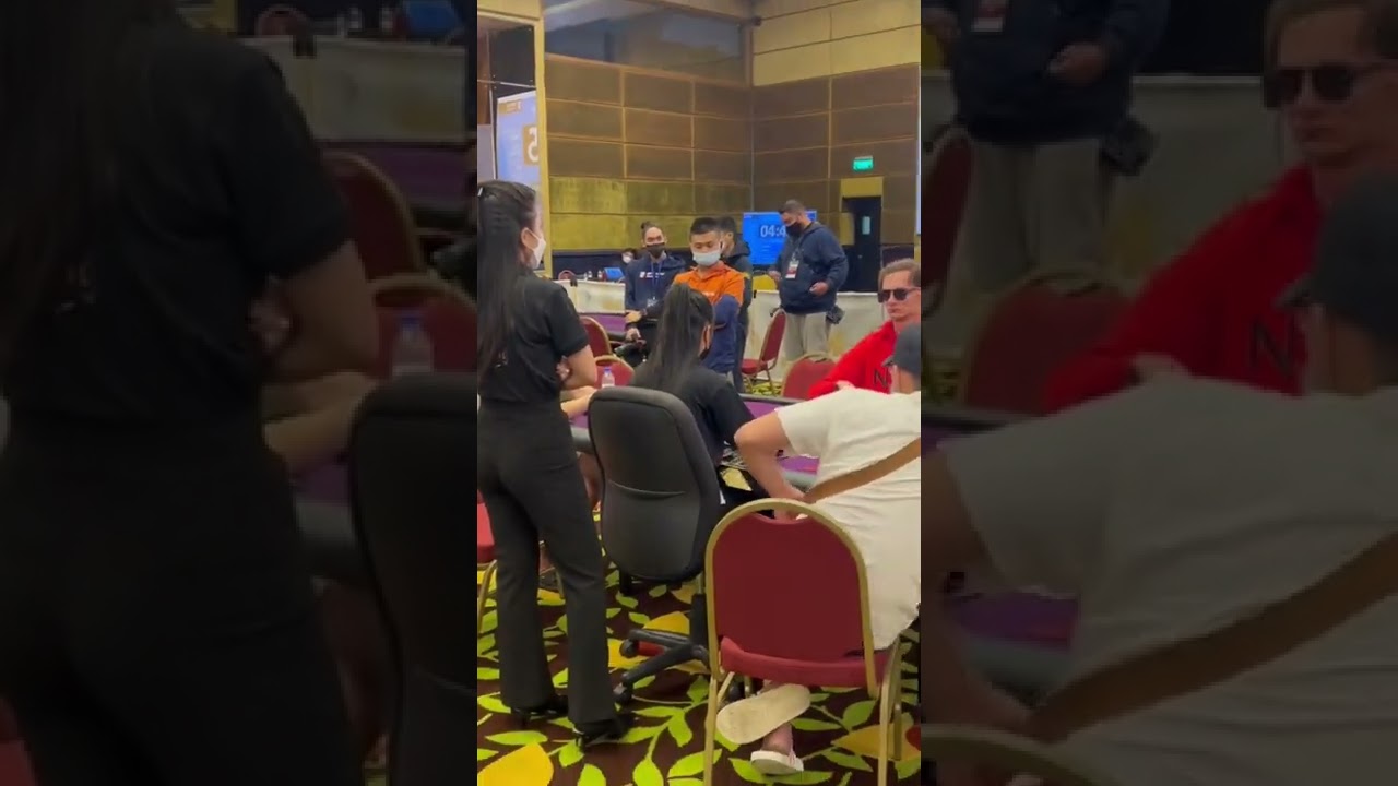 Cambodian ladies in the casino are very beautiful, Nagaworld Phnom Penh poker tournament