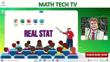 Excel Add-ins for Computing Statistical Data (Real Stat)