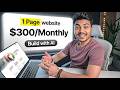 Build a One-Page AI Website & Earn $300+ Per Month | Step-by-Step for Beginners
