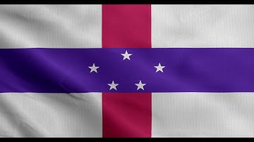 Netherlands Antilles waving flag loop free download 4k