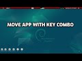 move app with keyboard in puppylinux