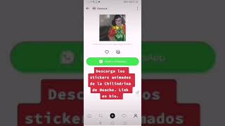 Obtén los stickers animados para WhatsApp de la Chilindrina de Huacho screenshot 2