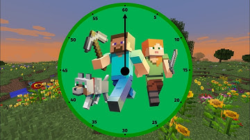 1 MINUTE TIMER WITH ALARM | MINECRAFT | TEACHER JHEAN