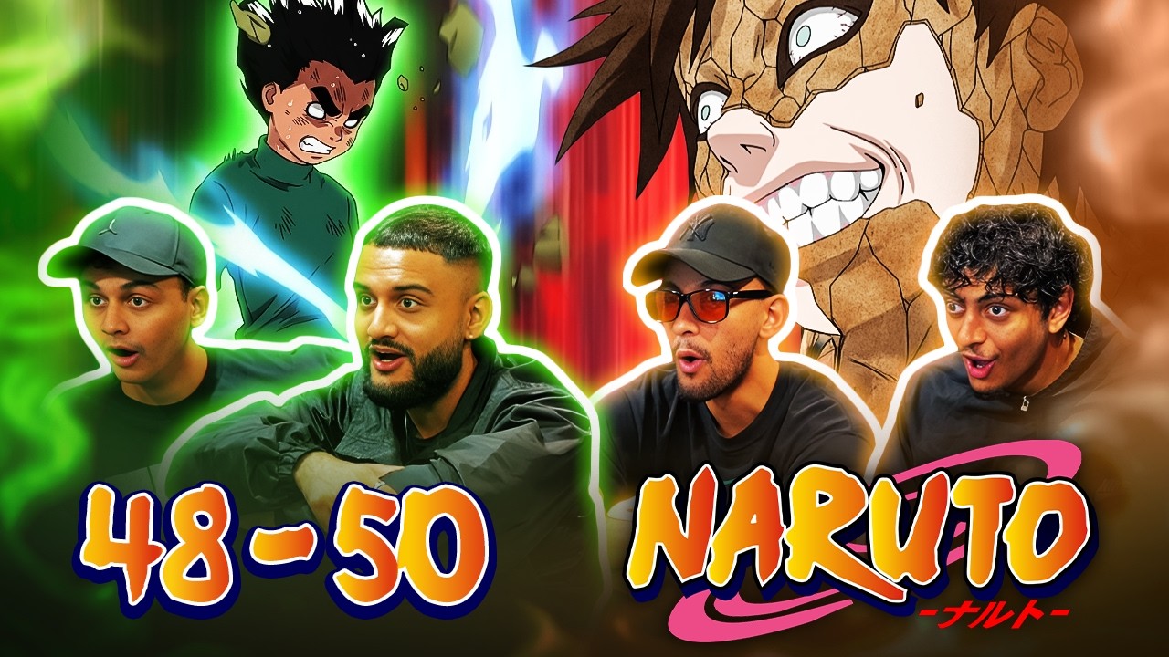 GAARA VS ROCK LEE WAS PEAK!! 🔥 | *NARUTO* Episode 48 - 50 | FIRST TIME REACTION