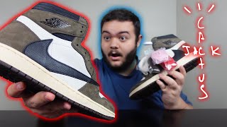Finally UNBOXING Jordan 1 High TRAVIS SCOTT | Sneaker Unboxing,  Thoughts and First Impressions
