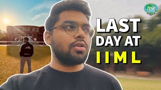 Last Day Of My MBA Life At IIM Lucknow | Campus Tour & Farewell Vlog