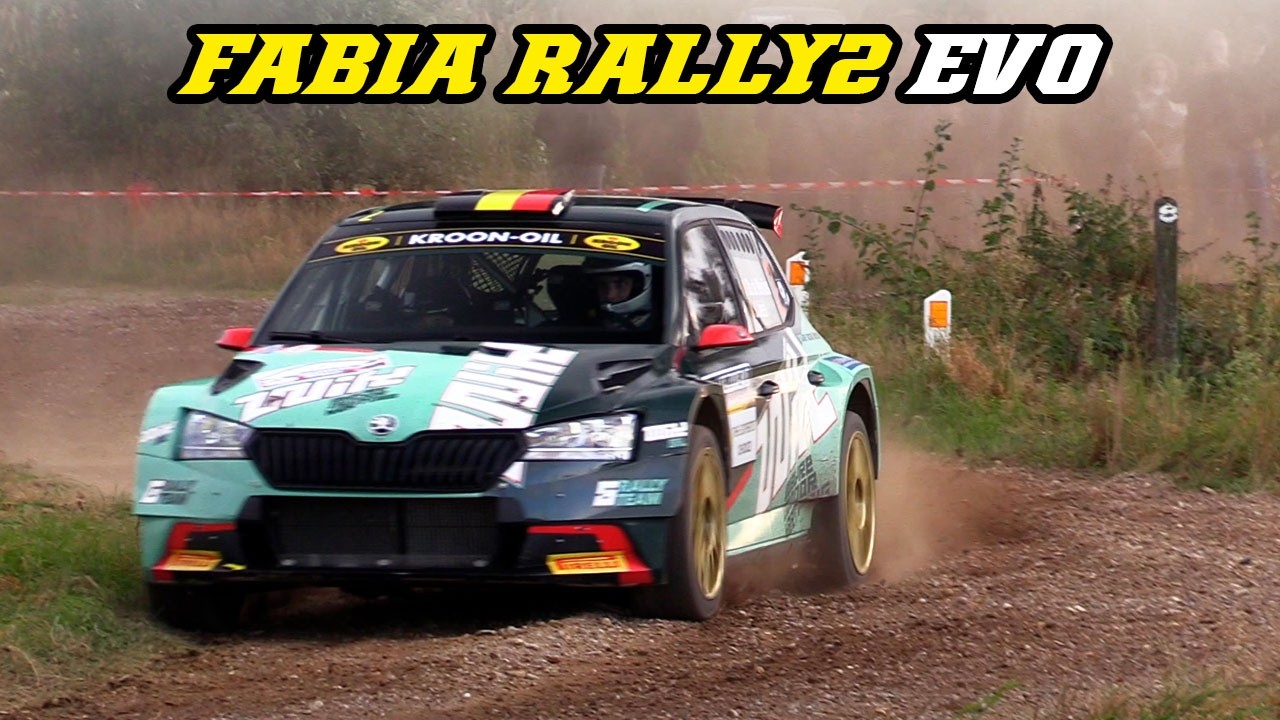 2019 Skoda Fabia Rally2 evo | Best of Anti-lag, Jumps, Drifts & Action