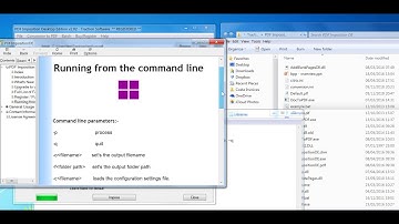 How to run PDF Imposition DE Desktop Edition on the command line to automate imposition on files