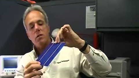 Microinverter Test Using Agilent SAS Part 2 of 11 -- Solar Cell