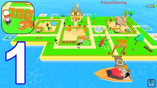 Zoo Island - Gameplay Walkthrough Part 1 Elephant, Lion,Crocodile (iOS,Android Gameplay) screenshot 1