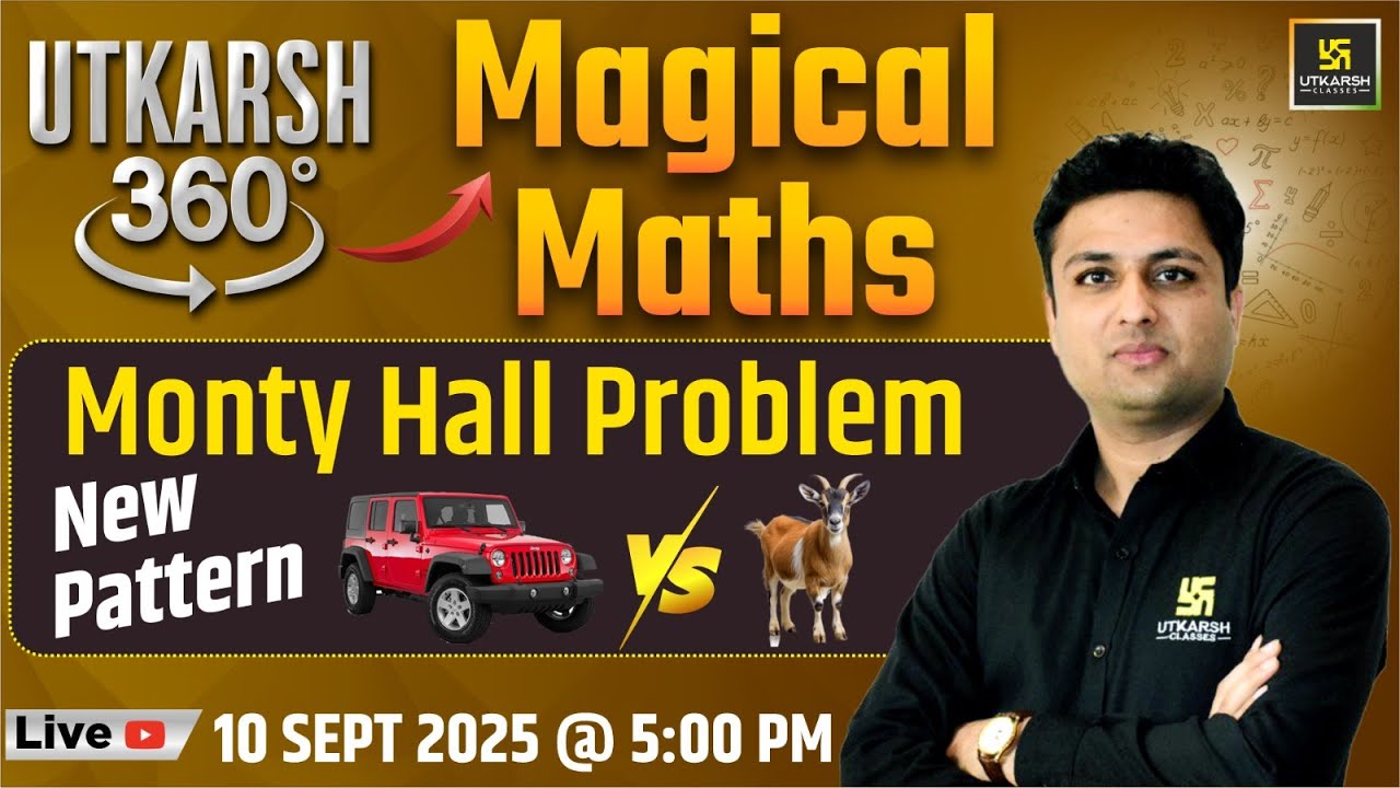Monty Hall Problem | Magical Maths | Utkarsh 360 Series #12 | Prashant ...