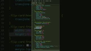 Flip-card animation using CSS only #shorts