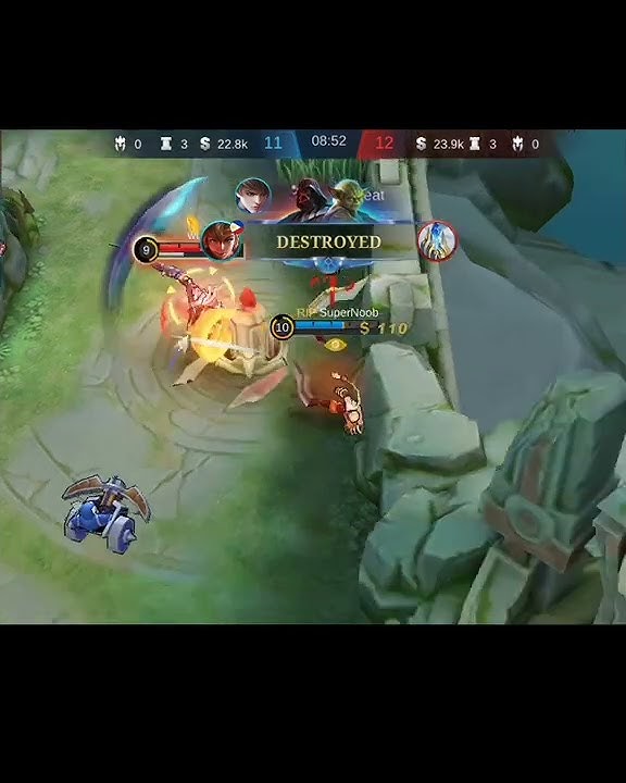 1 hp Yin 😅 | Mobile Legends Funny Moments | #Meme #MLBB #Shorts