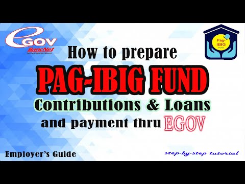 How to prepare PAG-IBIG FUND remittance for Contributions and Loans | EGov payment |Employer's guide