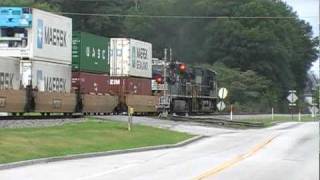 Norfolk Southern 21R Westbound Intermodal in Austell,Ga 07-18-2010© (16x9)