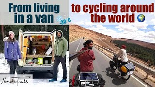 We built a 550€ tiny home, lived in it for 2 years, saved € and left to cycle the world for 10 years