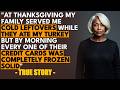 HER STORY FROM HALIFAX At Thanksgiving They Served Me Cold Leftovers While They Ate My Turkey…